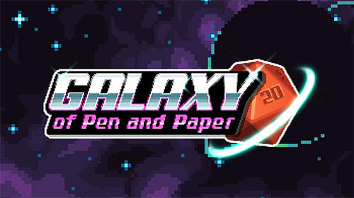 Galaxy of pen and paper poster