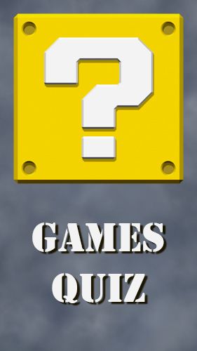 Games quiz poster