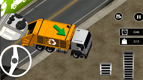 Garbage truck: Trash cleaner driving game screenshot 1