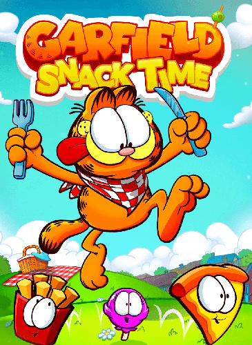 Garfield snack time poster