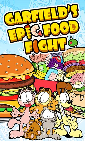 Garfield's epic food fight poster