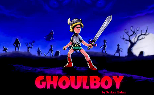 Ghoulboy: Curse of dark sword. Action platformer poster