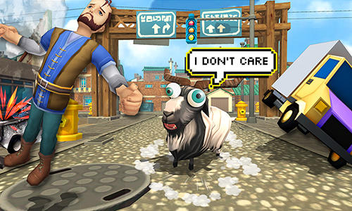 Goat simulator: Psycho mania screenshot 1