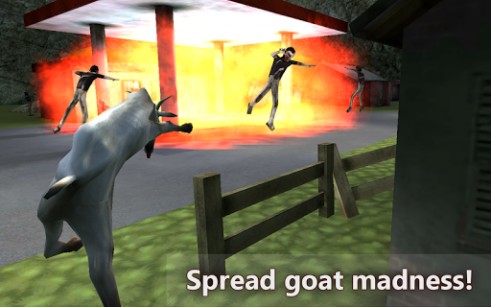 Goat vs zombies simulator screenshot 2