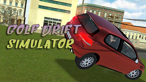 Golf drift simulator poster