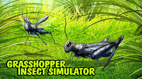 Grasshopper insect simulator poster