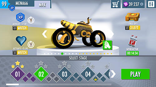 Gravity rider zero screenshot 4