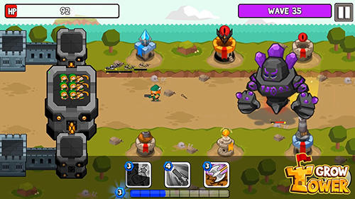 Grow tower: Castle defender TD screenshot 2
