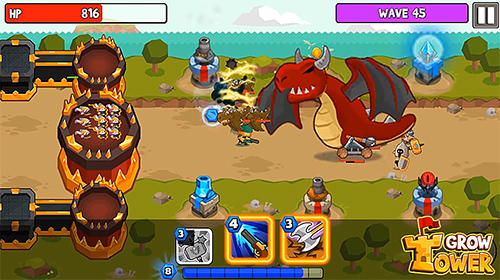 Grow tower: Castle defender TD screenshot 3
