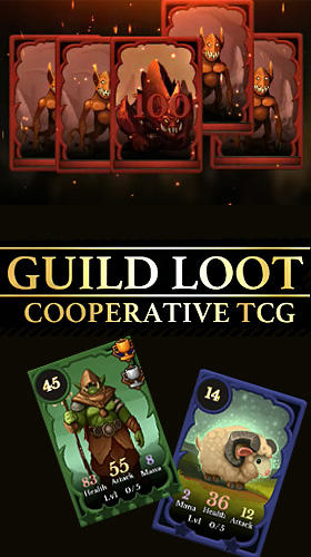 Guild loot: Cooperative TCG poster