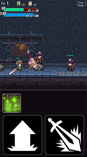 Hack and slash hero: Pixel action RPG screenshot 1