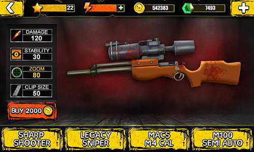 Halloween sniper: Scary zombies screenshot 1