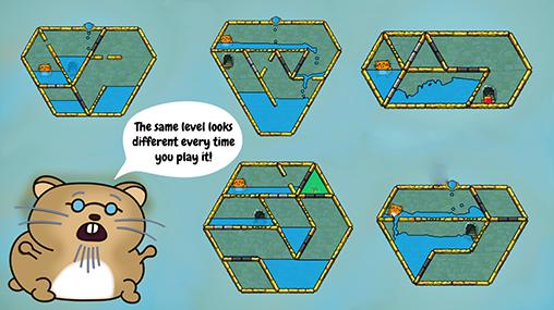 Hasty hamster and the sunken pyramid: A water puzzle screenshot 4