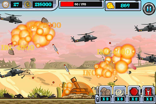 Heli invasion 2: Stop helicopter with rocket screenshot 1