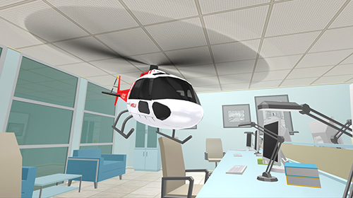 Helicopter RC flying simulator screenshot 1