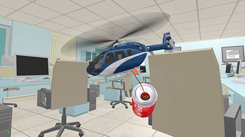 Helicopter RC flying simulator screenshot 2