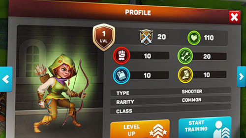 Hero rush: Conquest of kingdoms. The mad king screenshot 1