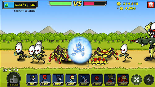 Heroes wars: Super stickman defense screenshot 2