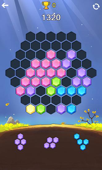 Hex jewel puzzle screenshot 1