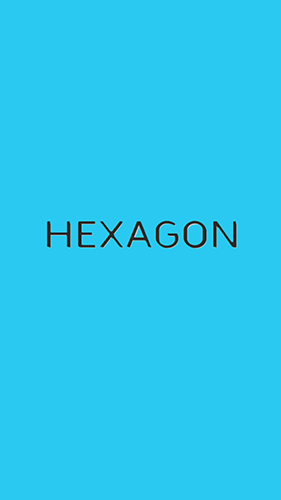 Hexagon flip poster
