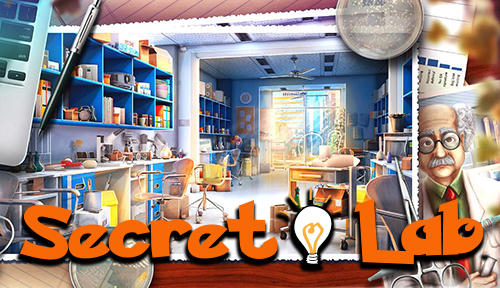 Hidden objects: Secret lab poster