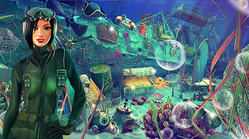 Hidden objects: Submarine monster. Seek and find screenshot 3