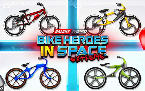 High speed extreme bike race game: Space heroes poster
