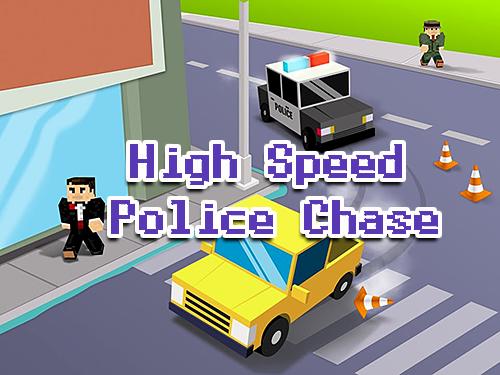 High speed police chase poster