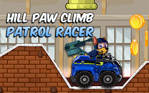 Hill paw climb patrol racer poster