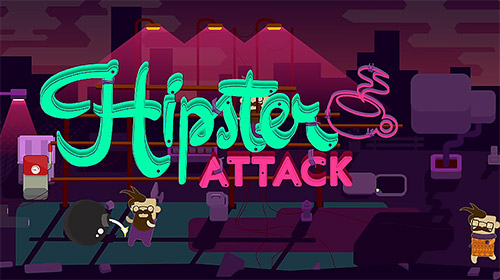 Hipster attack poster