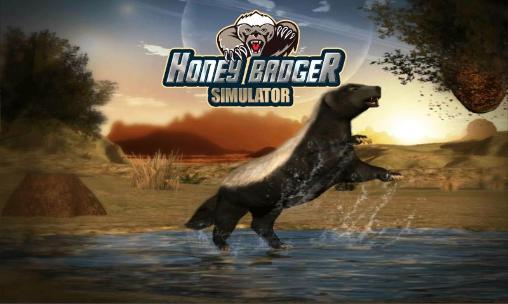 Honey badger simulator poster