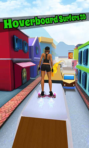 Hoverboard surfers 3D poster