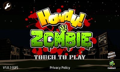 Howdy! Zombie poster
