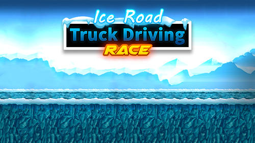 Ice road truck driving race poster