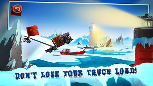 Ice road truck driving race screenshot 2