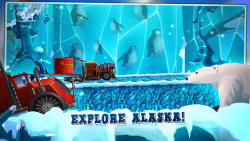 Ice road truck driving race screenshot 5