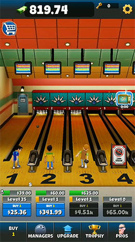 Idle bowling screenshot 1