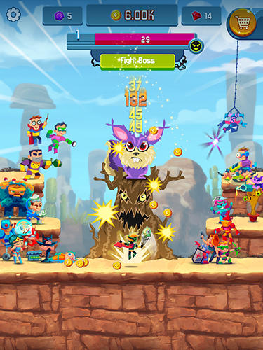 Idle hero clicker game: Win the epic battle screenshot 3