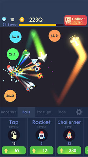 Idle rocket: Aircraft evolution and space battle screenshot 2
