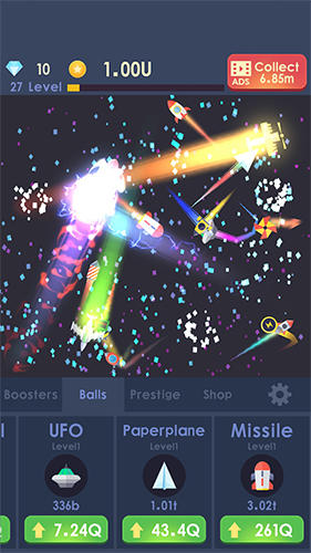 Idle rocket: Aircraft evolution and space battle screenshot 4