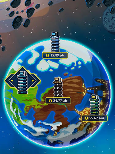 Idle space tycoon: Incremental cash game screenshot 1