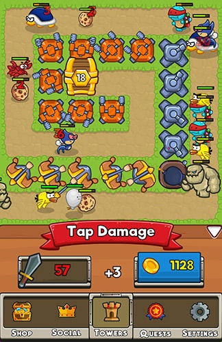 idle monster td best towers