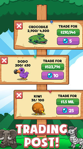 Idle zoo tycoon: Tap, build and upgrade a custom zoo screenshot 1
