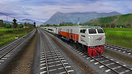 Indonesian train simulator screenshot 2