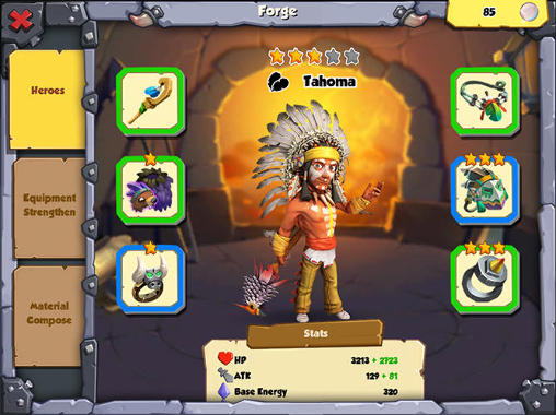 Island raiders: War of legends screenshot 1