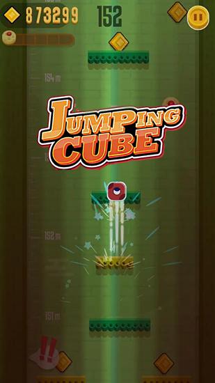 Jumping cube HD poster