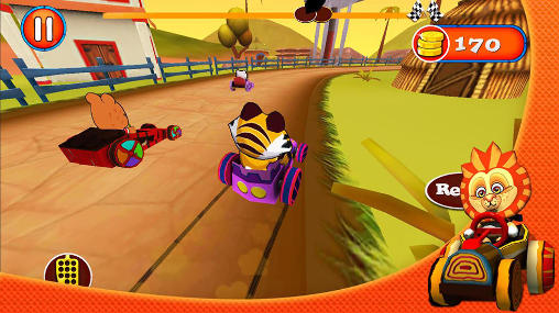Jungle: Kart racing screenshot 2