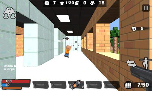 KBZ 2. Cube madness: Zombie war 2 screenshot 2