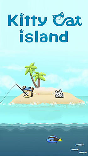 Kitty cat island: 2048 puzzle poster