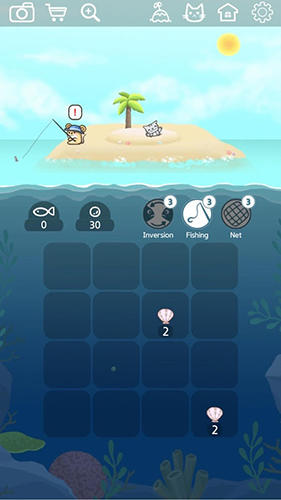 Kitty cat island: 2048 puzzle screenshot 1